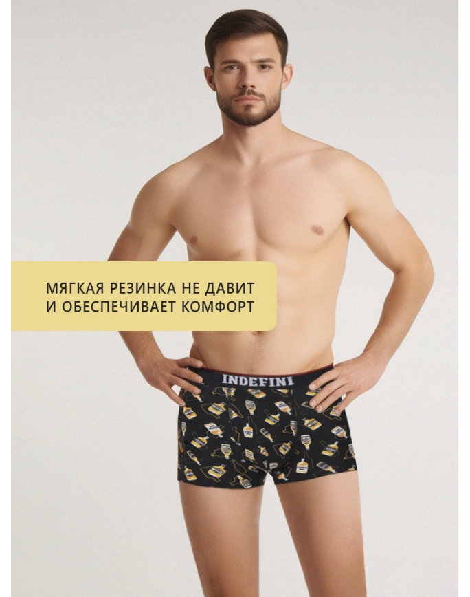 Мужские трусы боксеры "Индефини" (Арт.631000-3017MUF)